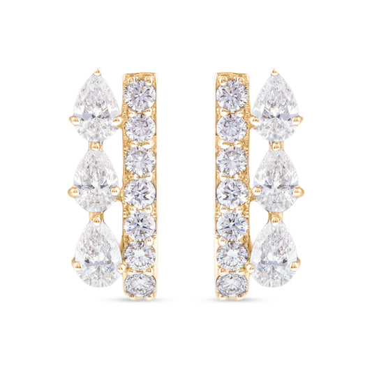 Celeste Diamond Snug hoops