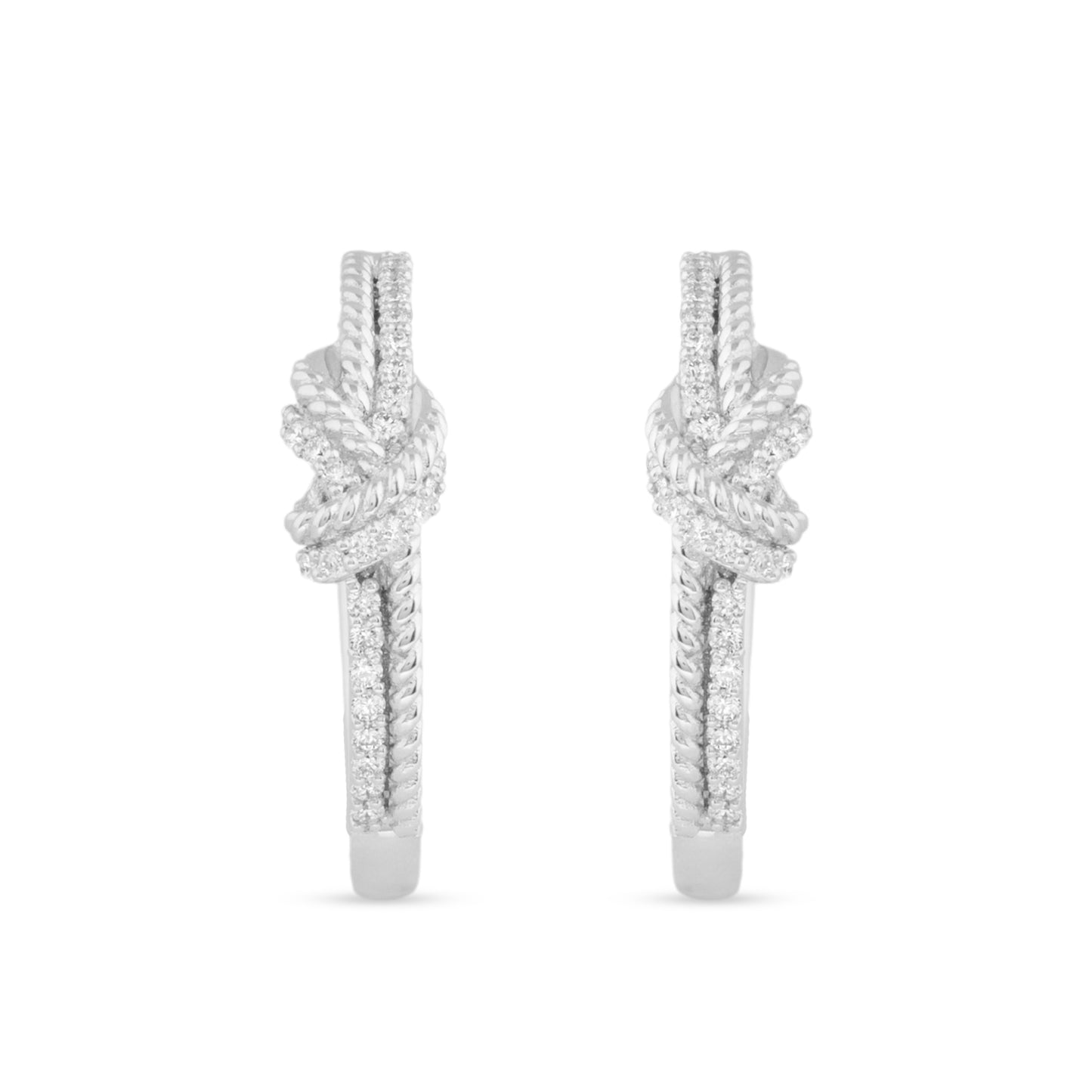Signature Knot Diamond Earrings