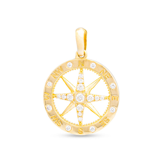 The Compass Diamond Pendant