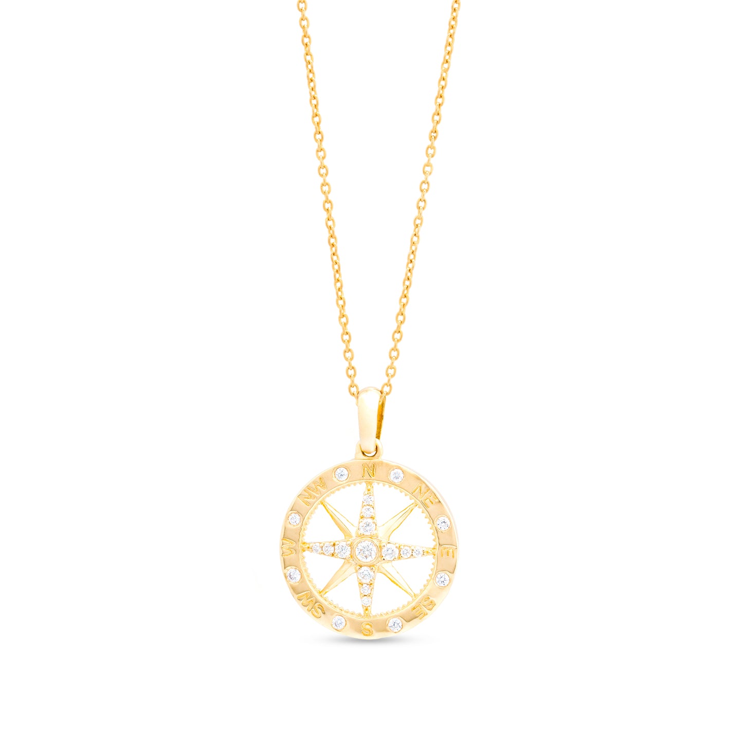 The Compass Diamond Pendant