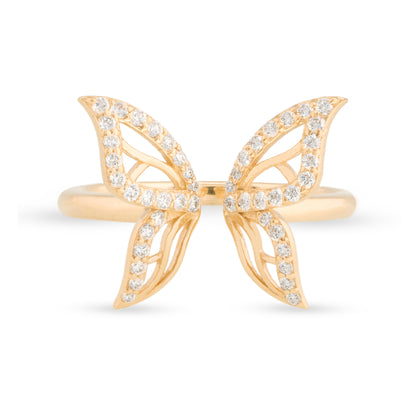 Butterfly Diamond Ring