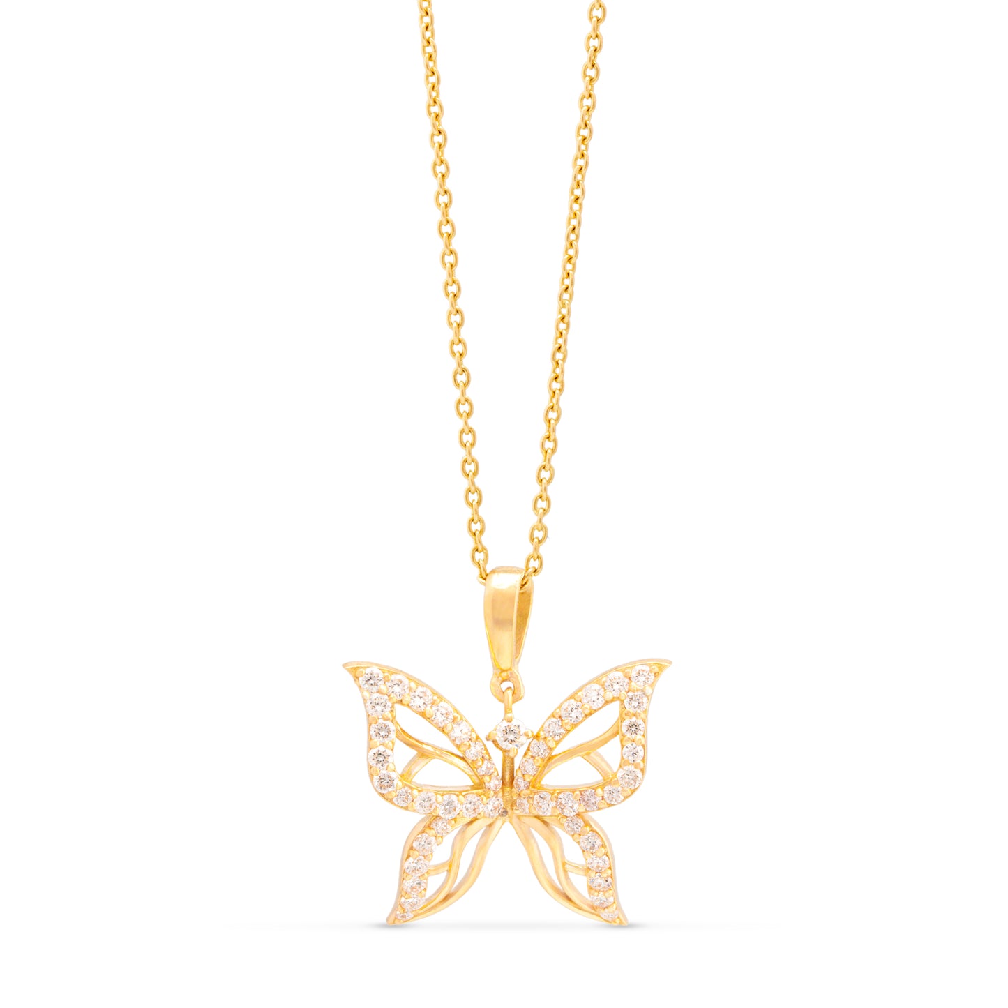 Butterfly Diamond Pendent