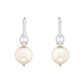 Dangling South Sea Pearl Diamond Earrings