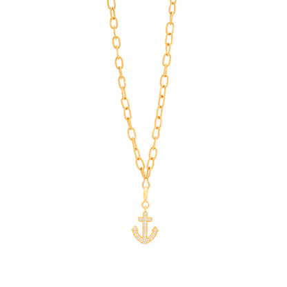 Anchor of Safety Diamond Charm