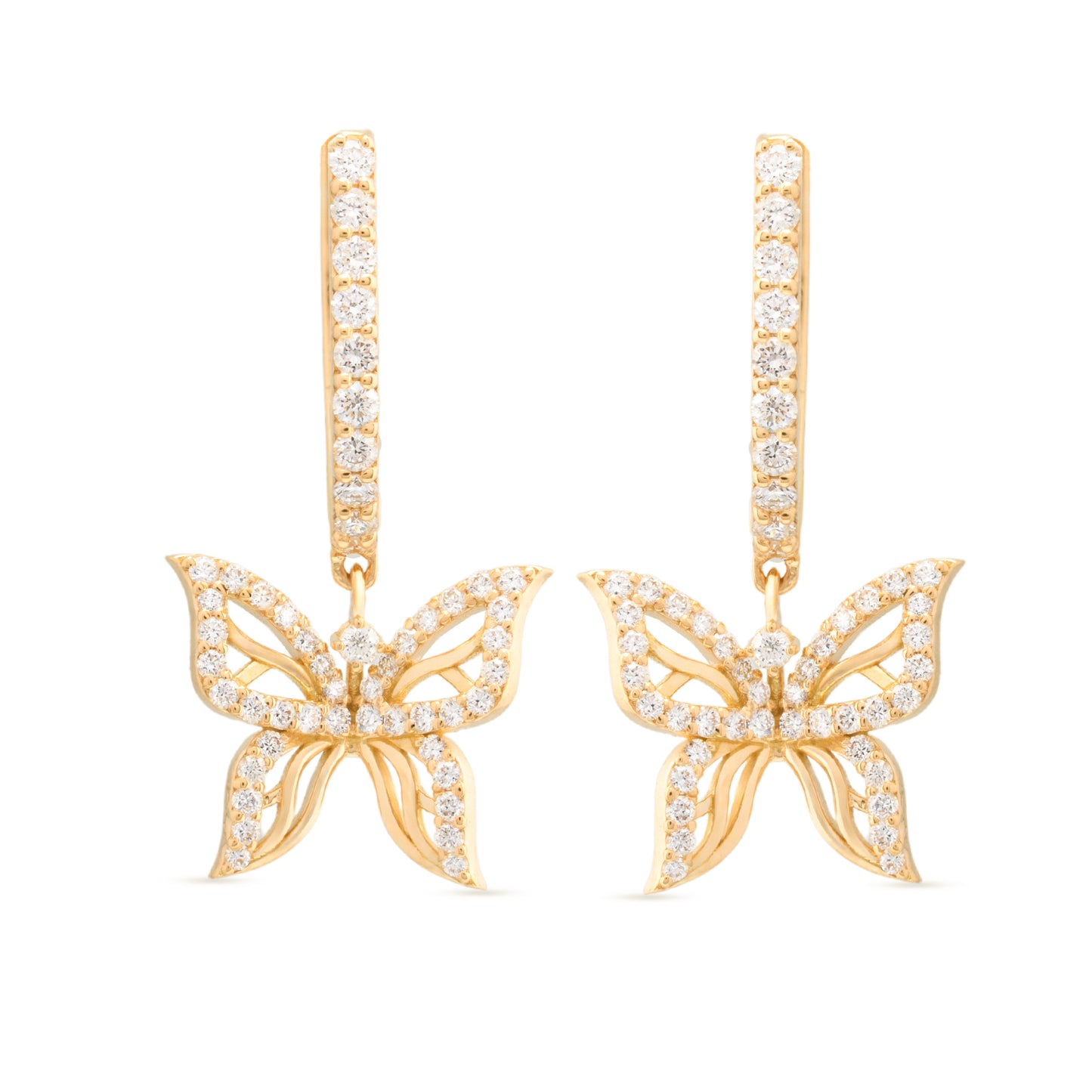 Butterfly Diamond Earrings