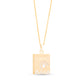 Mother of Pearl and Diamond Passport Pendant