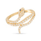 Ouroboros Serpenti Diamond and Sapphire Ring