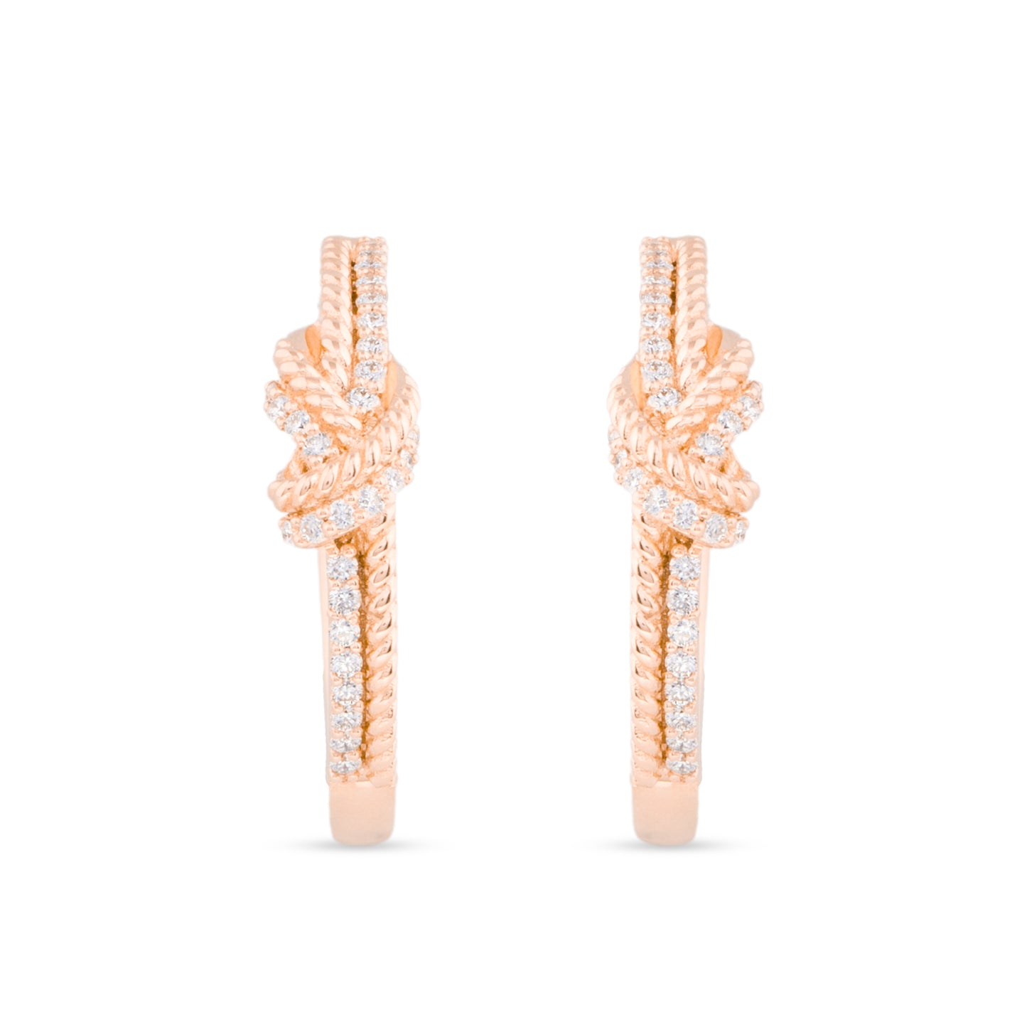 Signature Knot Diamond Earrings