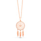 Hamsa Protection Diamond Pendant