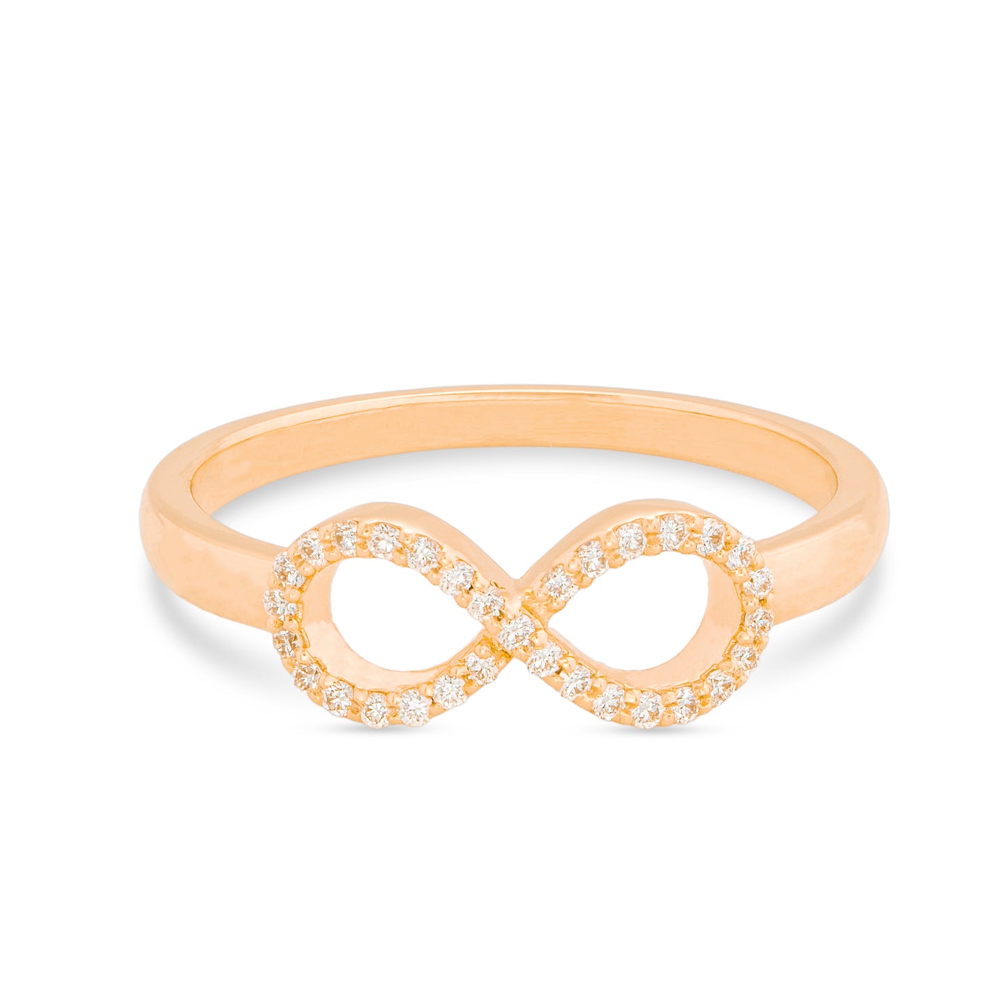 Infinity Diamond Stackable Ring