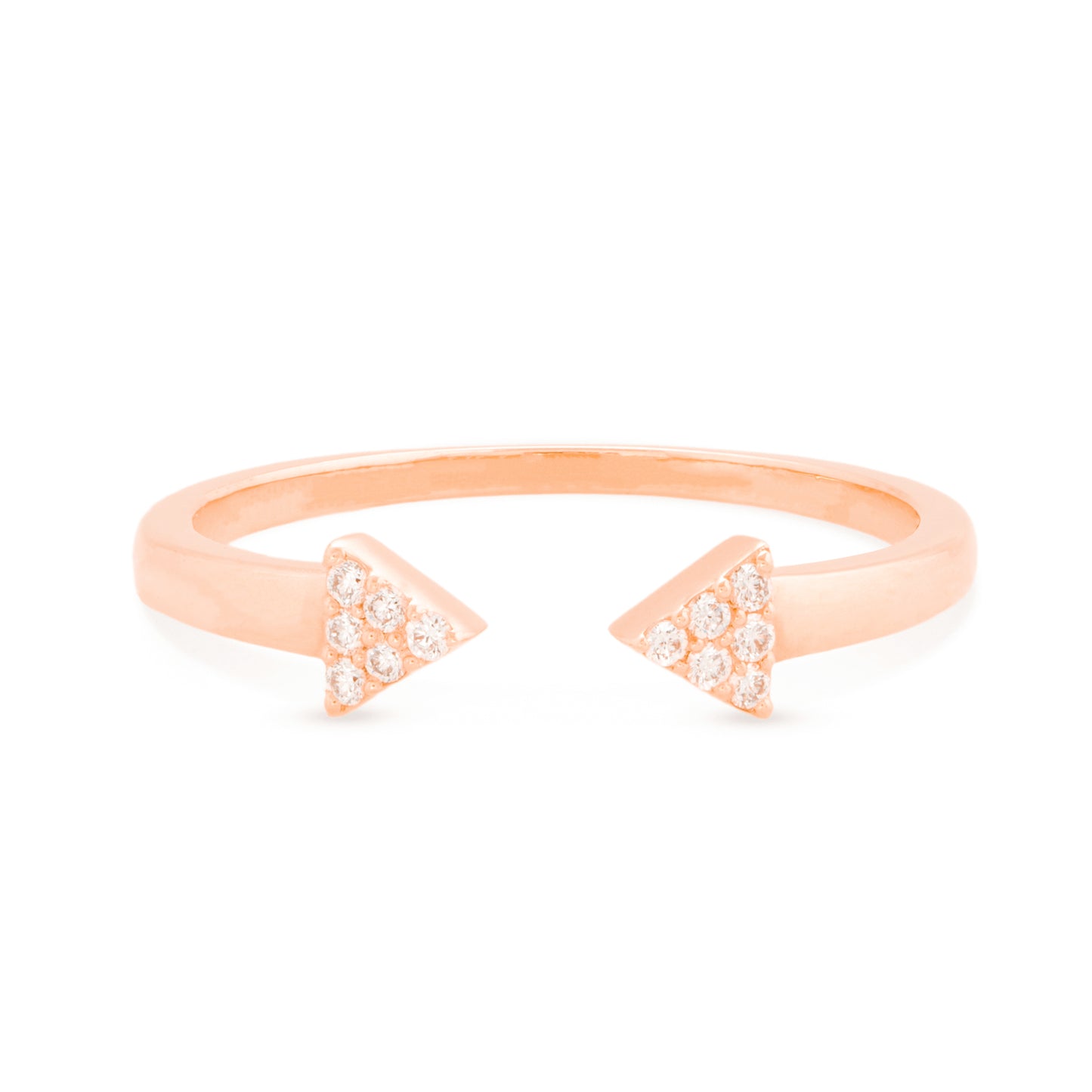 Signature Arrow Diamond Stackable Ring