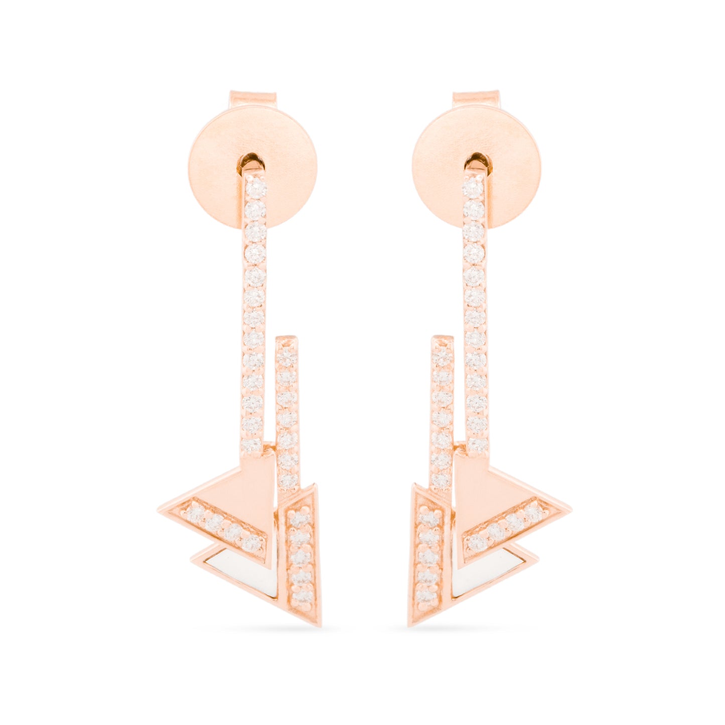 Signature Arrow Mother of Pearl Earrings