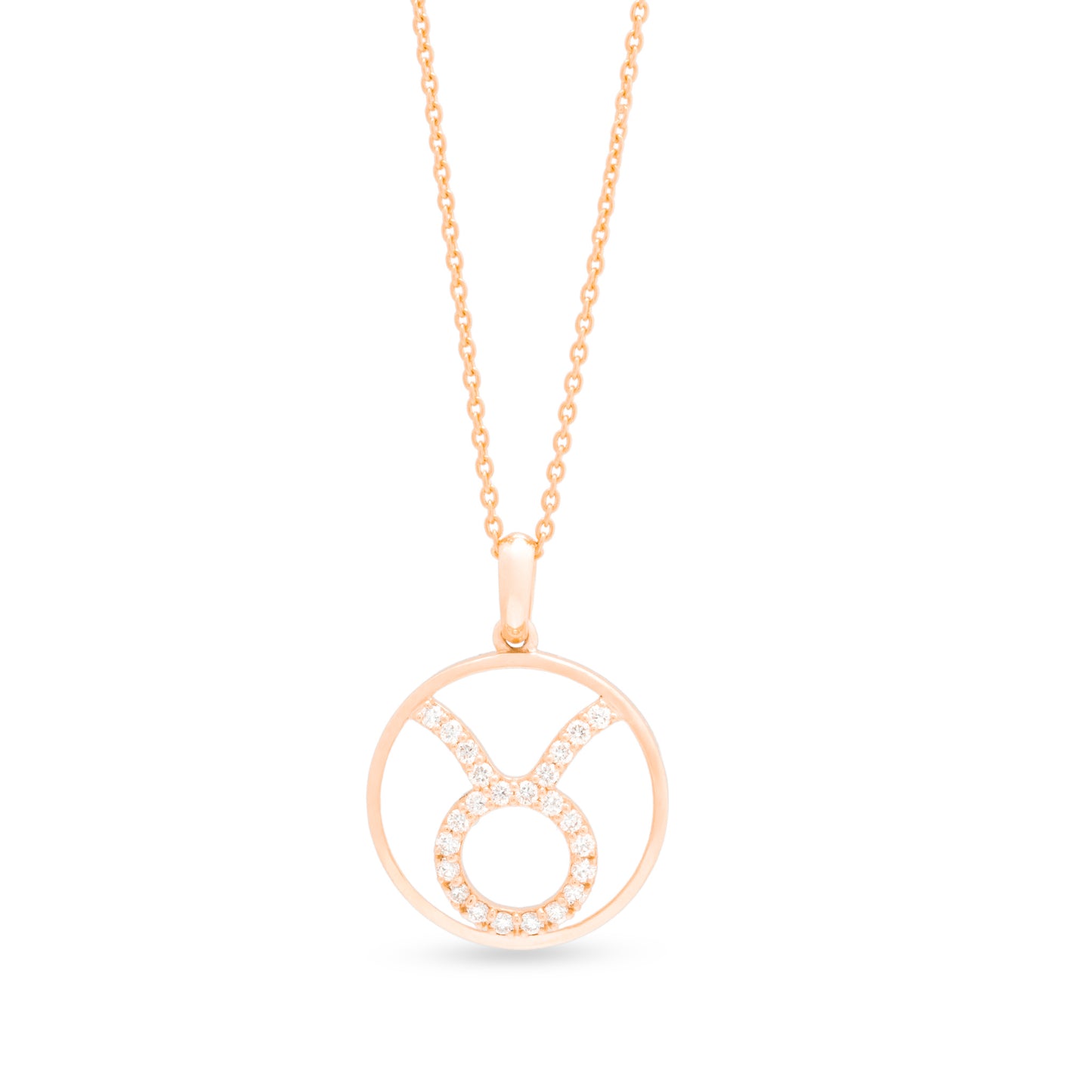 Taurus Zodiac Diamond Pendant