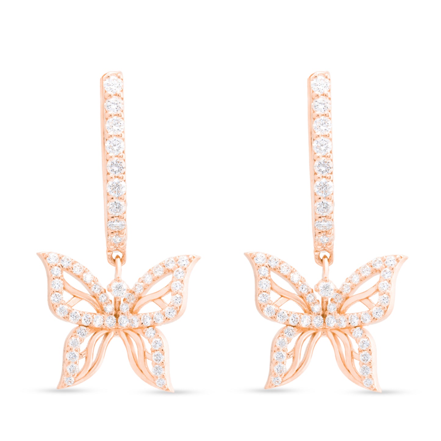 Butterfly Diamond Earrings