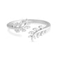 Compound Leaves Stackable Diamond Ring