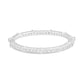 Pave-set Classic Stackable Diamond Ring