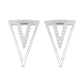 Dual Triangle Diamond Earring