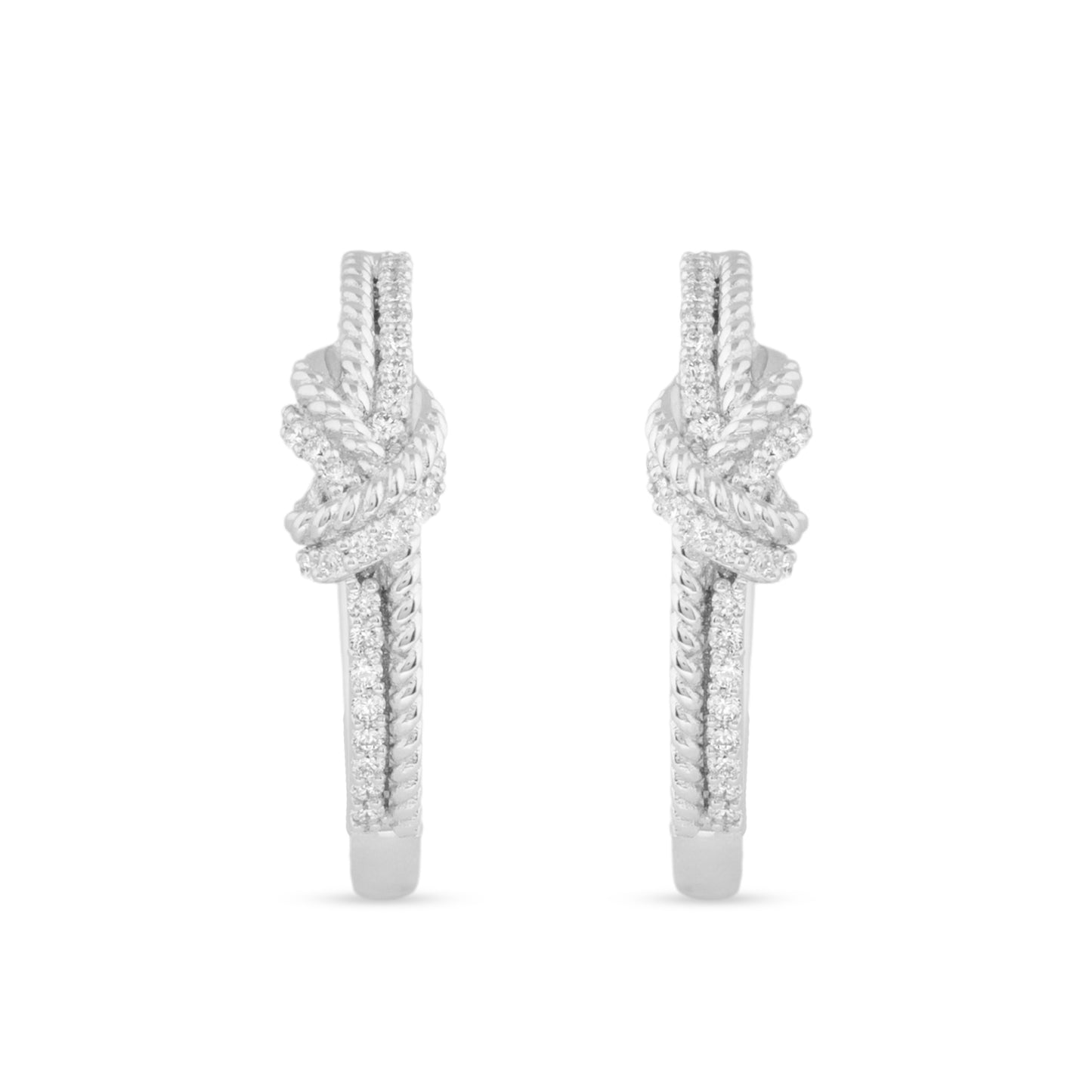 Signature Knot Diamond Earrings