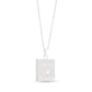 Mother of Pearl and Diamond Passport Pendant