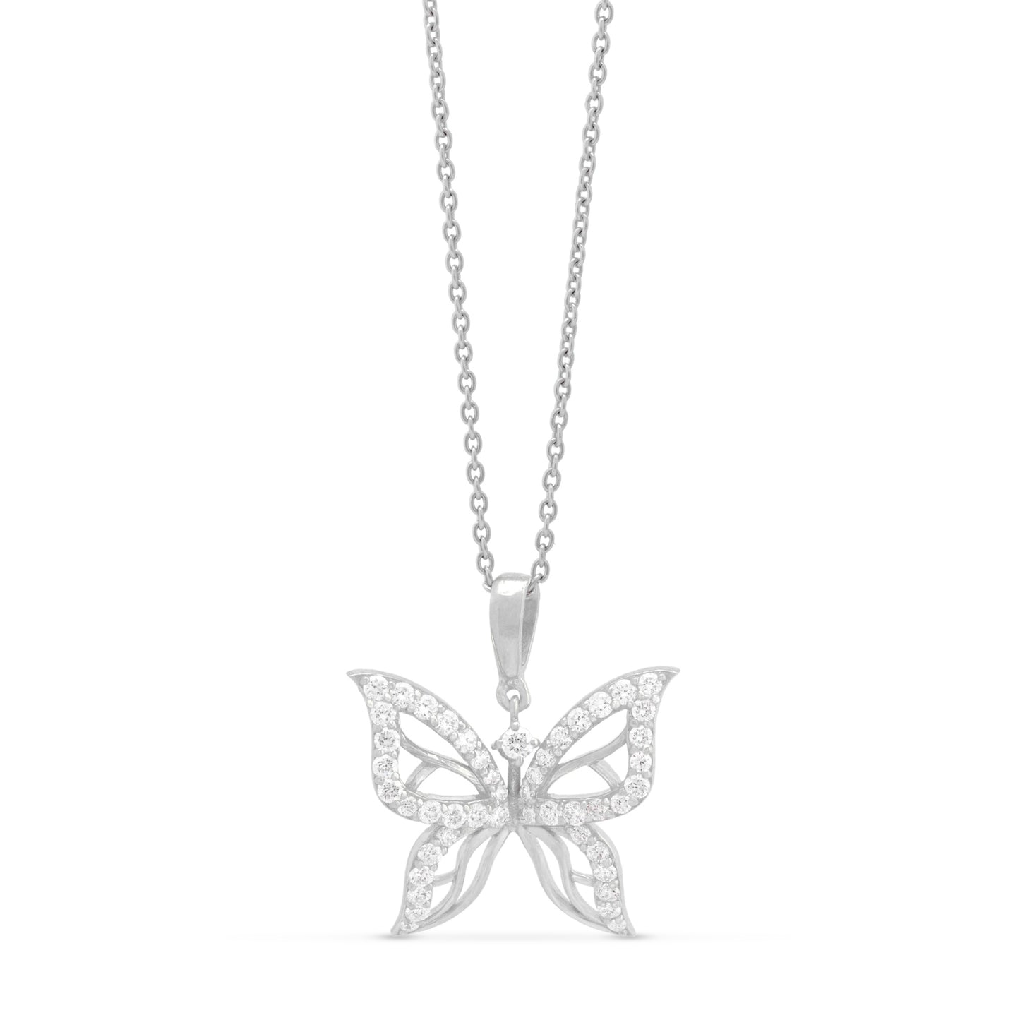 Butterfly Diamond Pendent