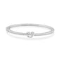 Signature Knot Diamond Stackable Bracelet