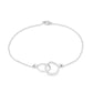 Interlocking Circles Diamond Bracelet