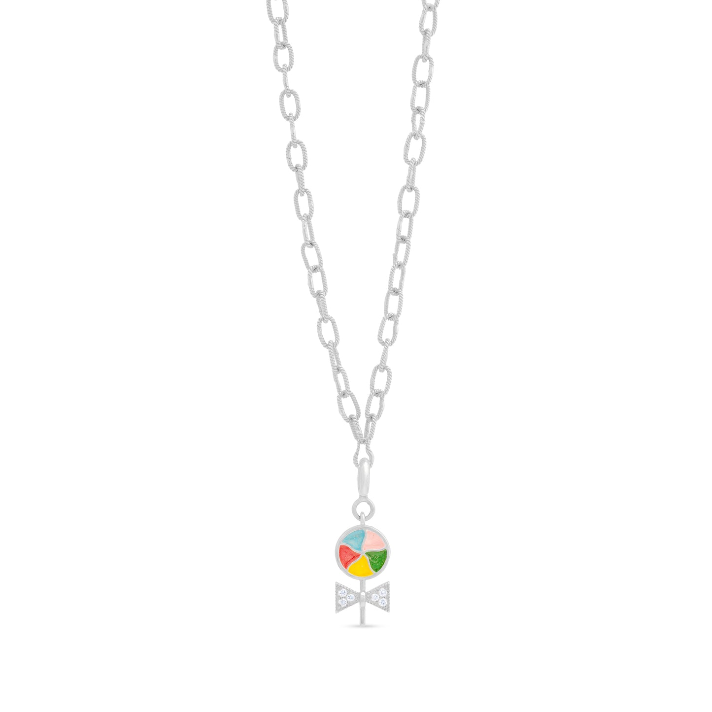 Enamalled Sweet Lollipop Charm