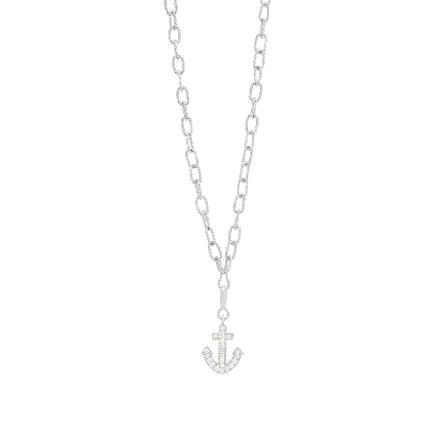 Anchor of Safety Diamond Charm