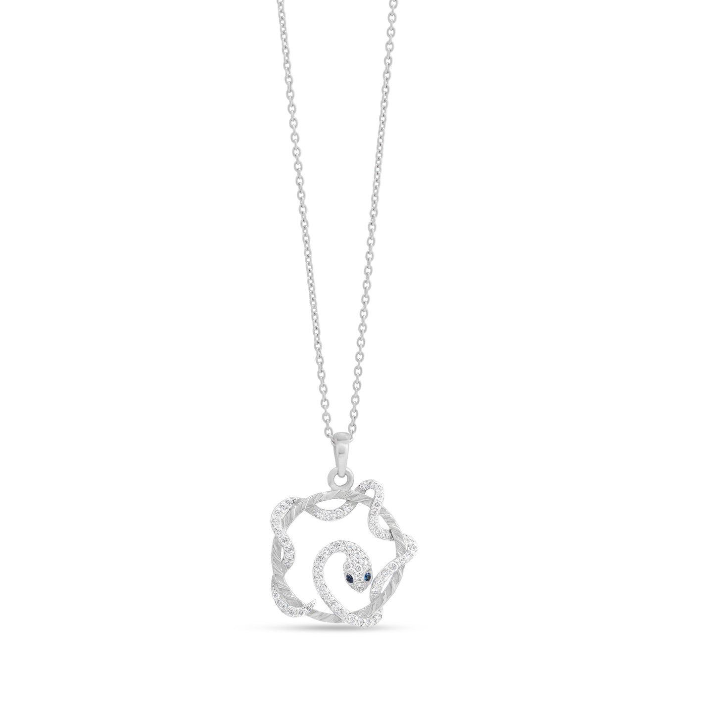 Ouroboros Serpenti Diamond Pendant