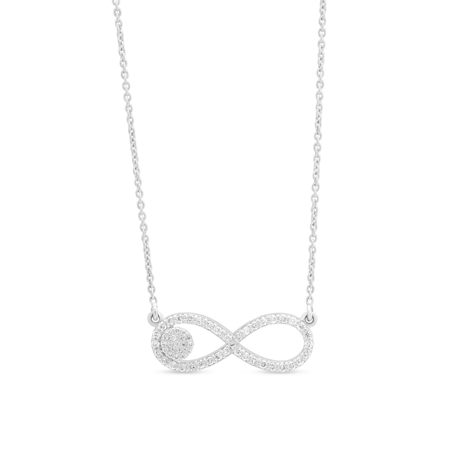 Hope Infinity Gold Diamond Necklace