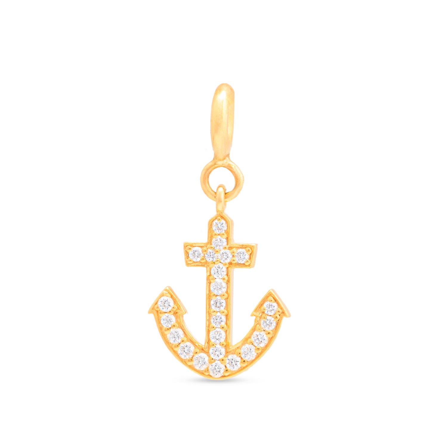 Anchor of Safety Diamond Charm