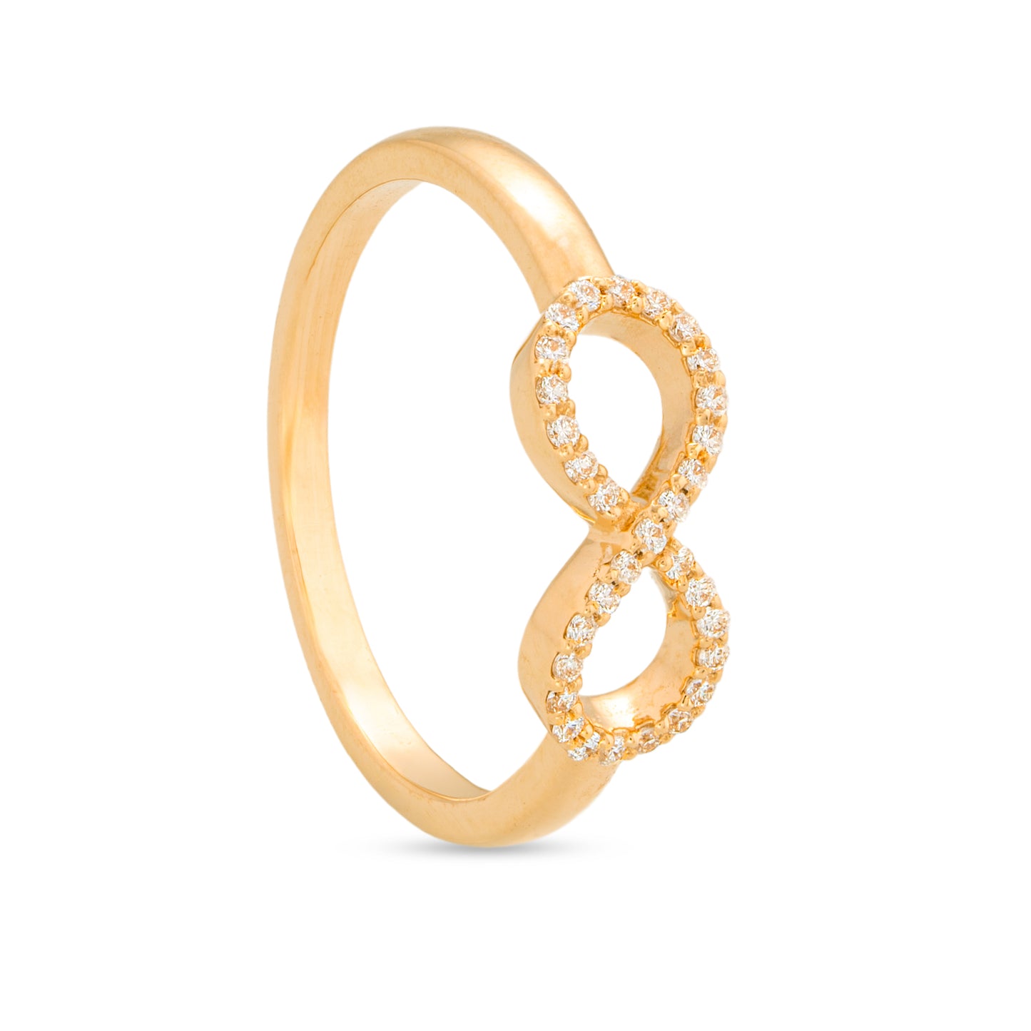 Infinity Diamond Stackable Ring