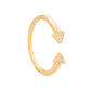 Signature Arrow Diamond Stackable Ring