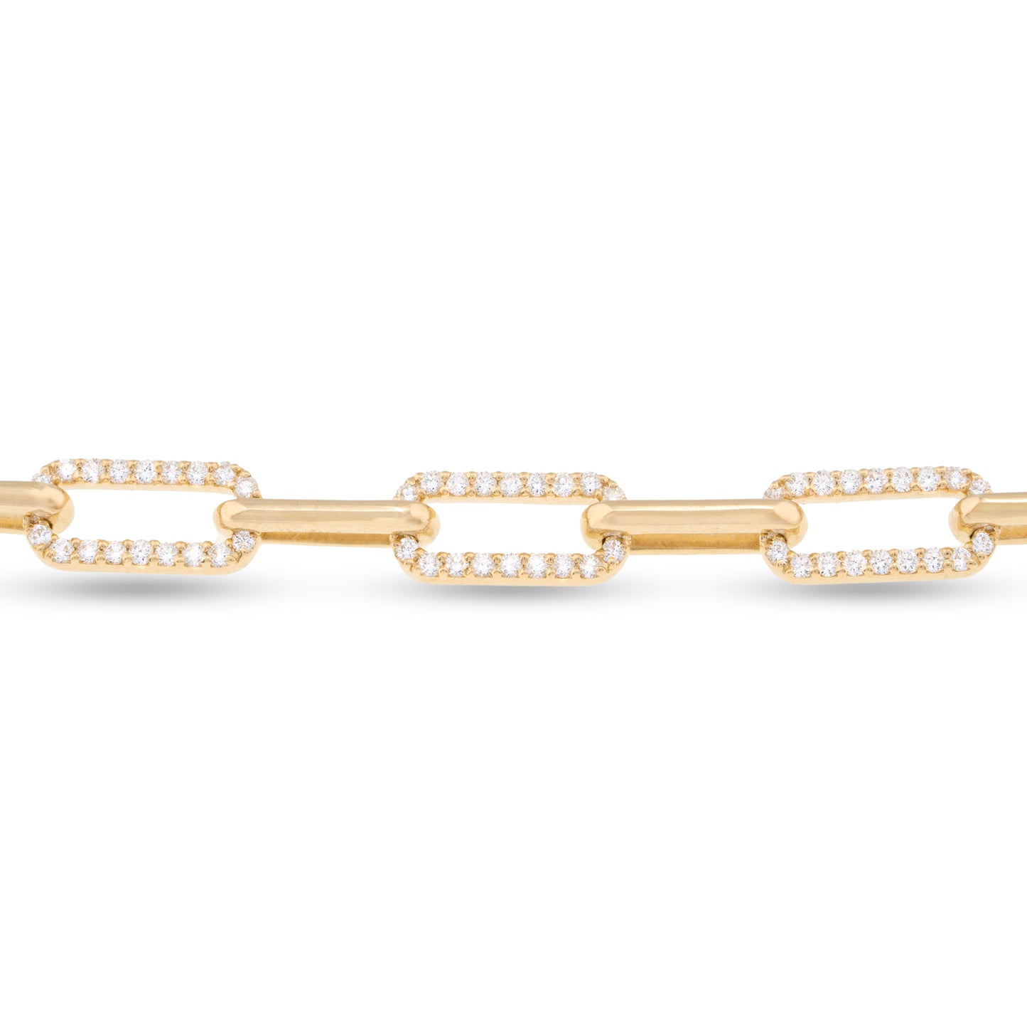 Interlinked Diamond Stackable Bracelet