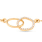 Interlocking Circles Diamond Bracelet