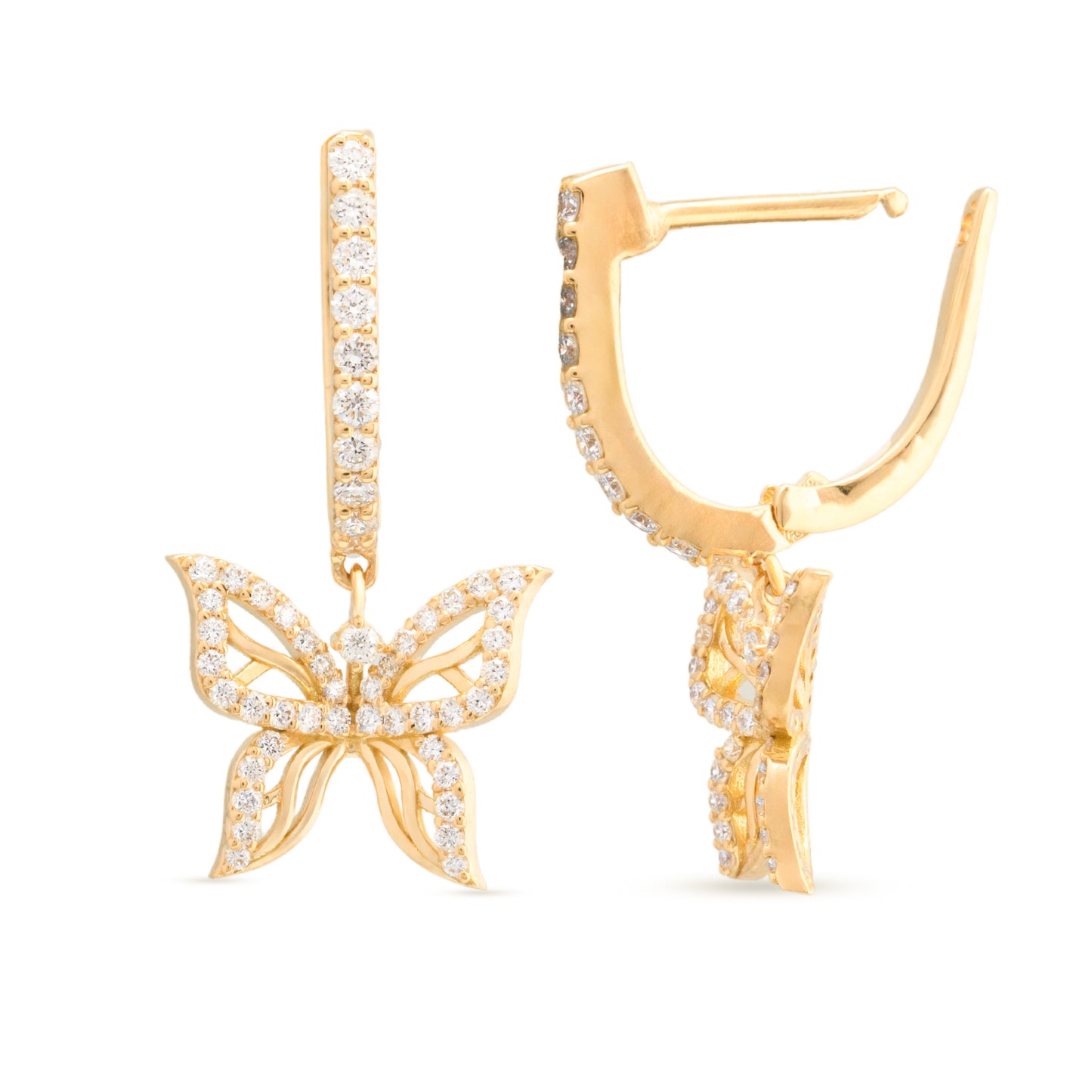 Butterfly Diamond Earrings