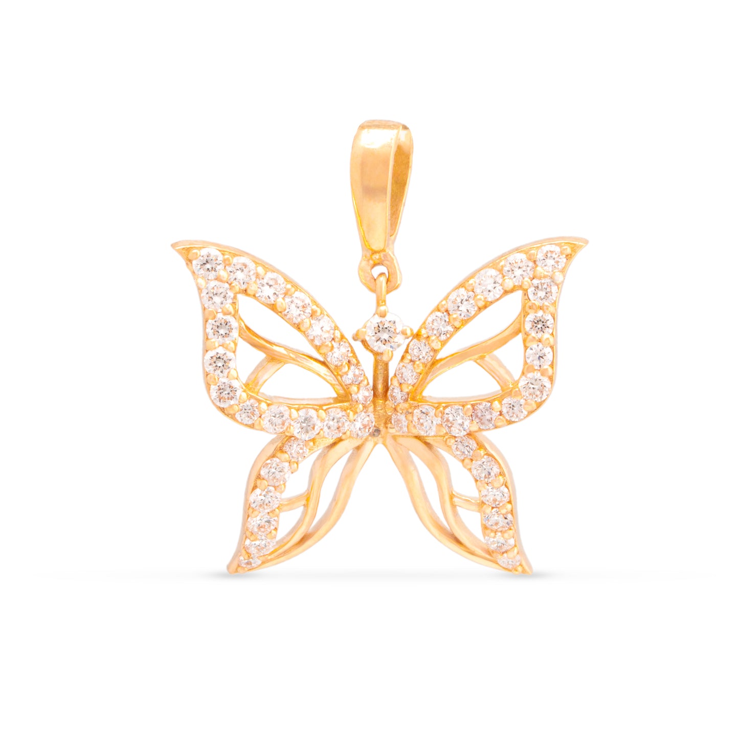 Butterfly Diamond Pendent