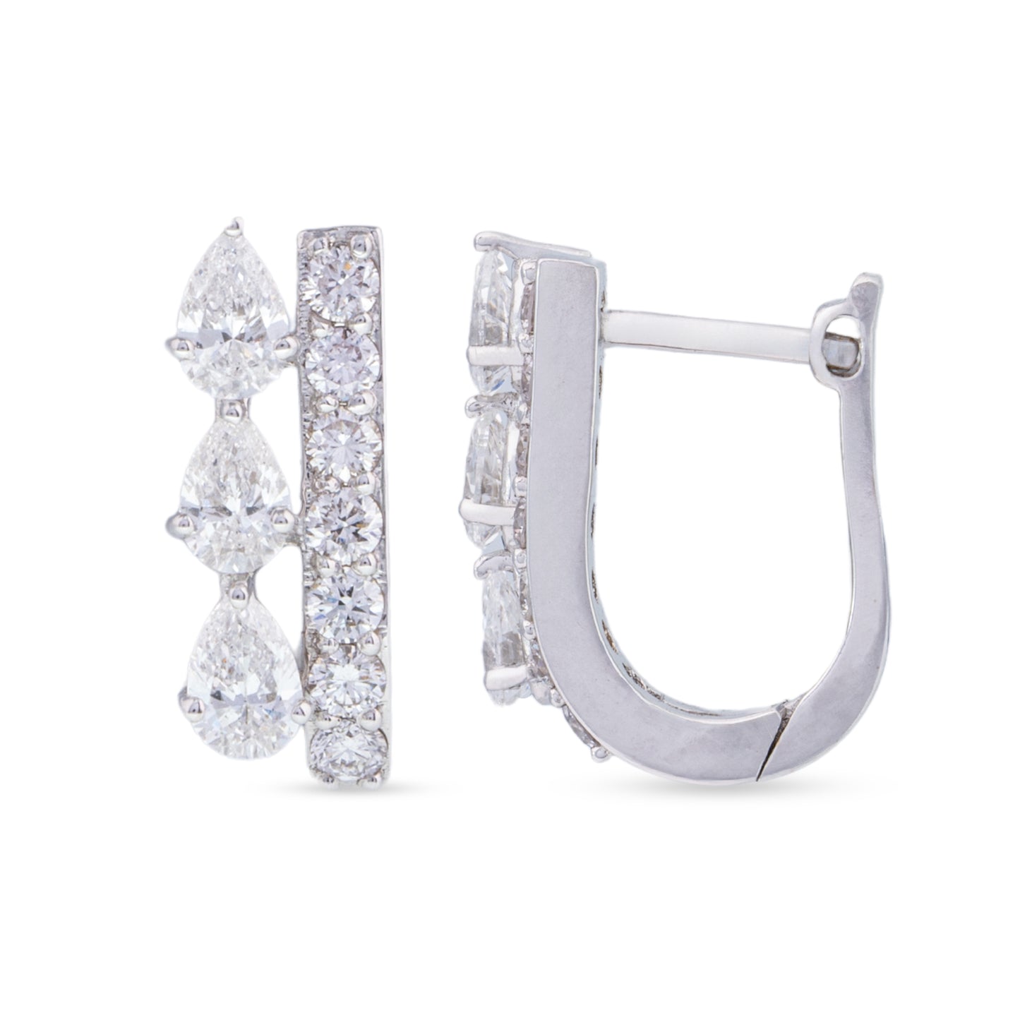 Celeste Diamond Snug hoops