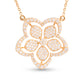 Ethereal flower Diamond Necklace