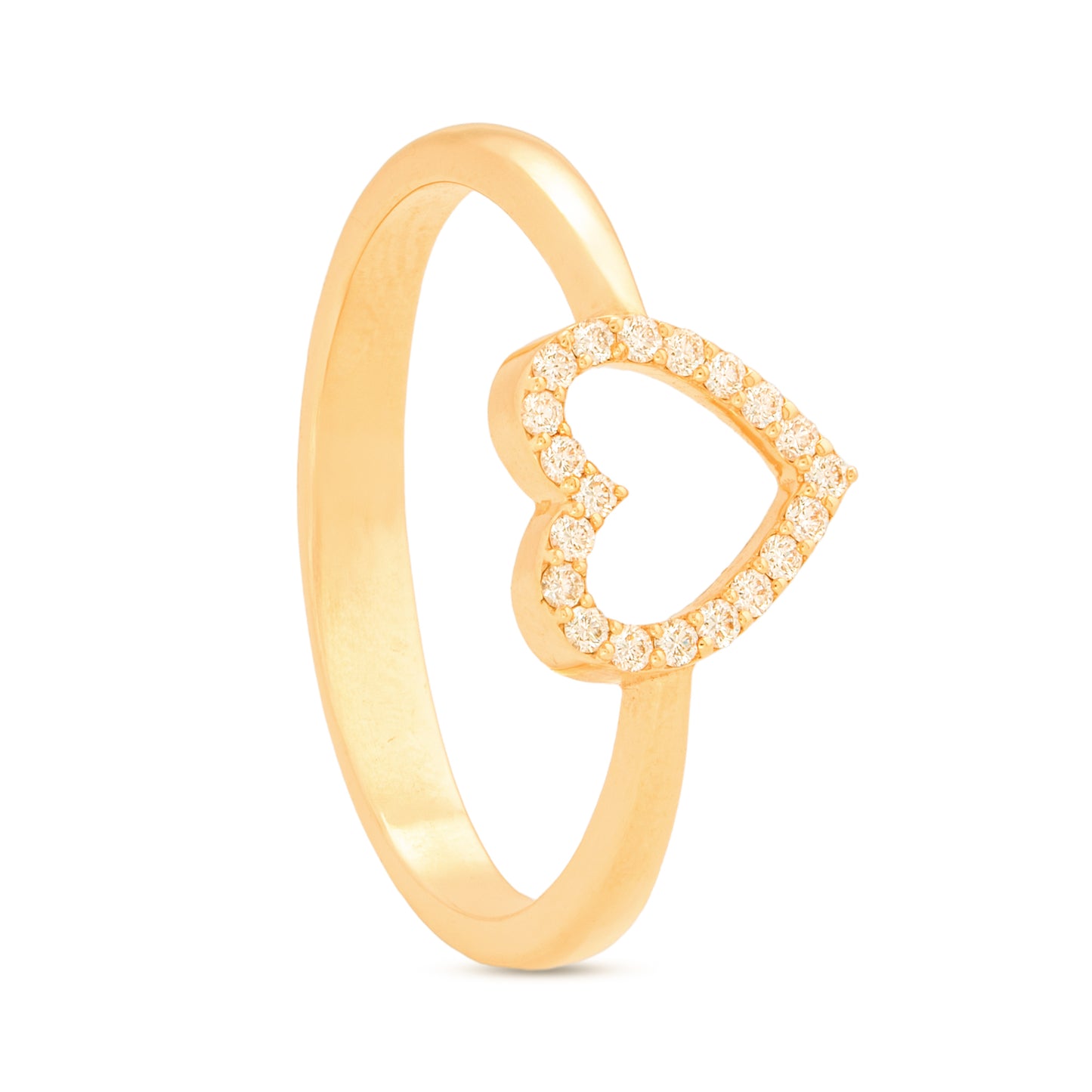 Halo Heart Diamond Ring