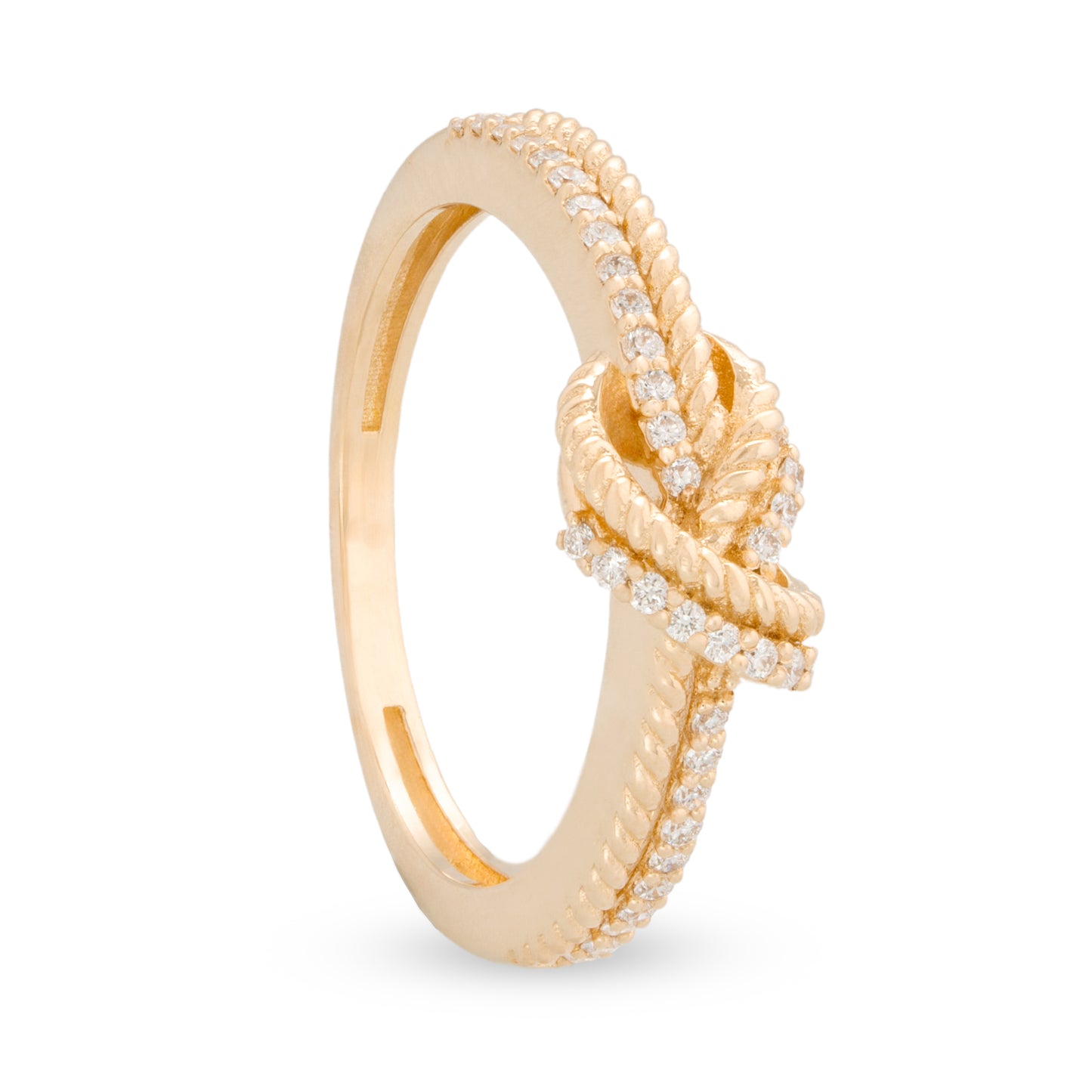 Signature Knot Diamond Ring