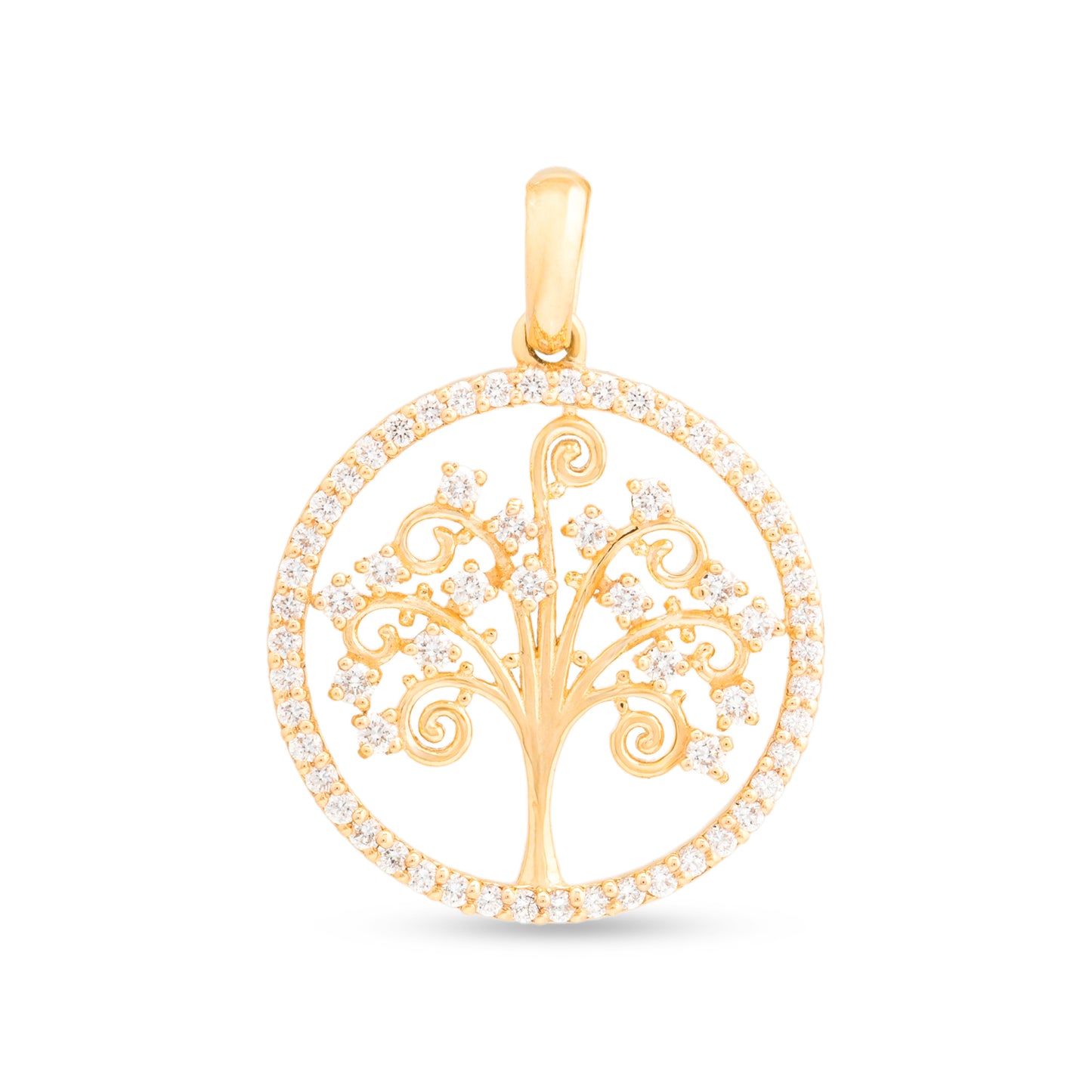 Tree of Life Diamond Growth Pendant