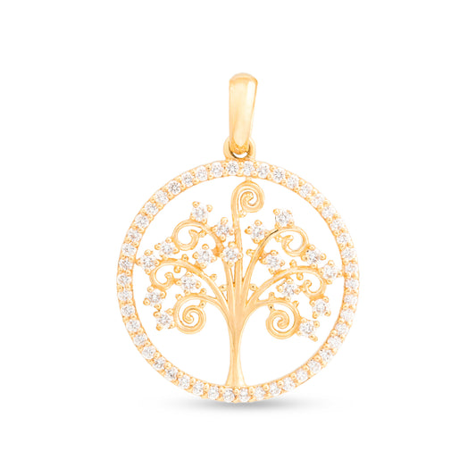 Tree of Life Diamond Growth Pendant