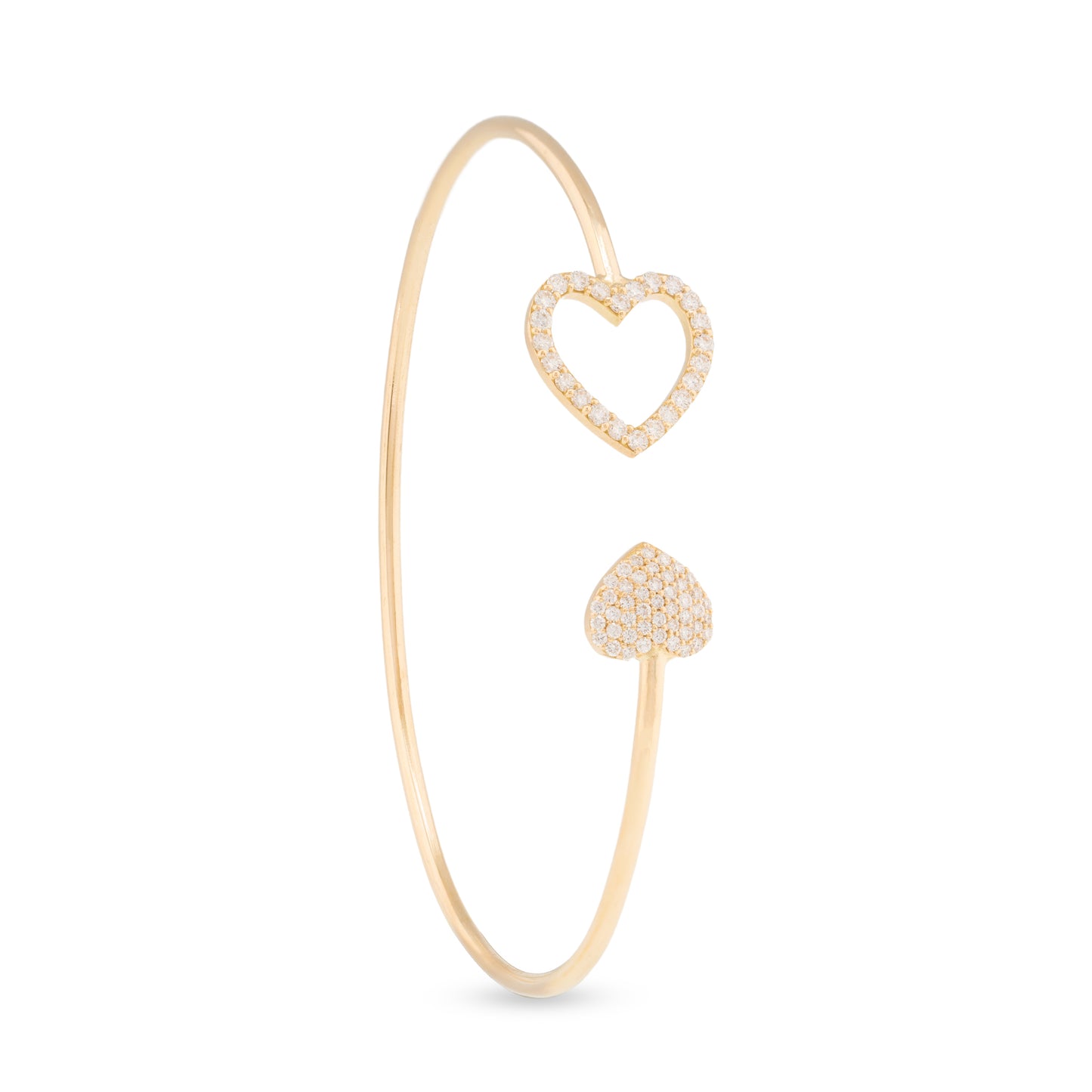 Halo Heart Diamond Bracelet