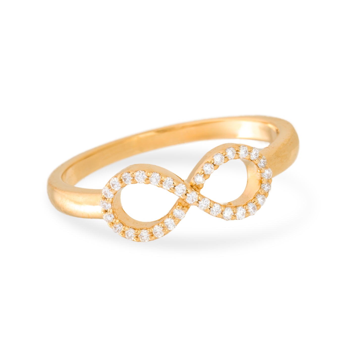 Infinity Diamond Stackable Ring