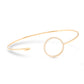 Classic Circle Gold and Diamond Bracelet