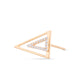 Dual Triangle Diamond Earring