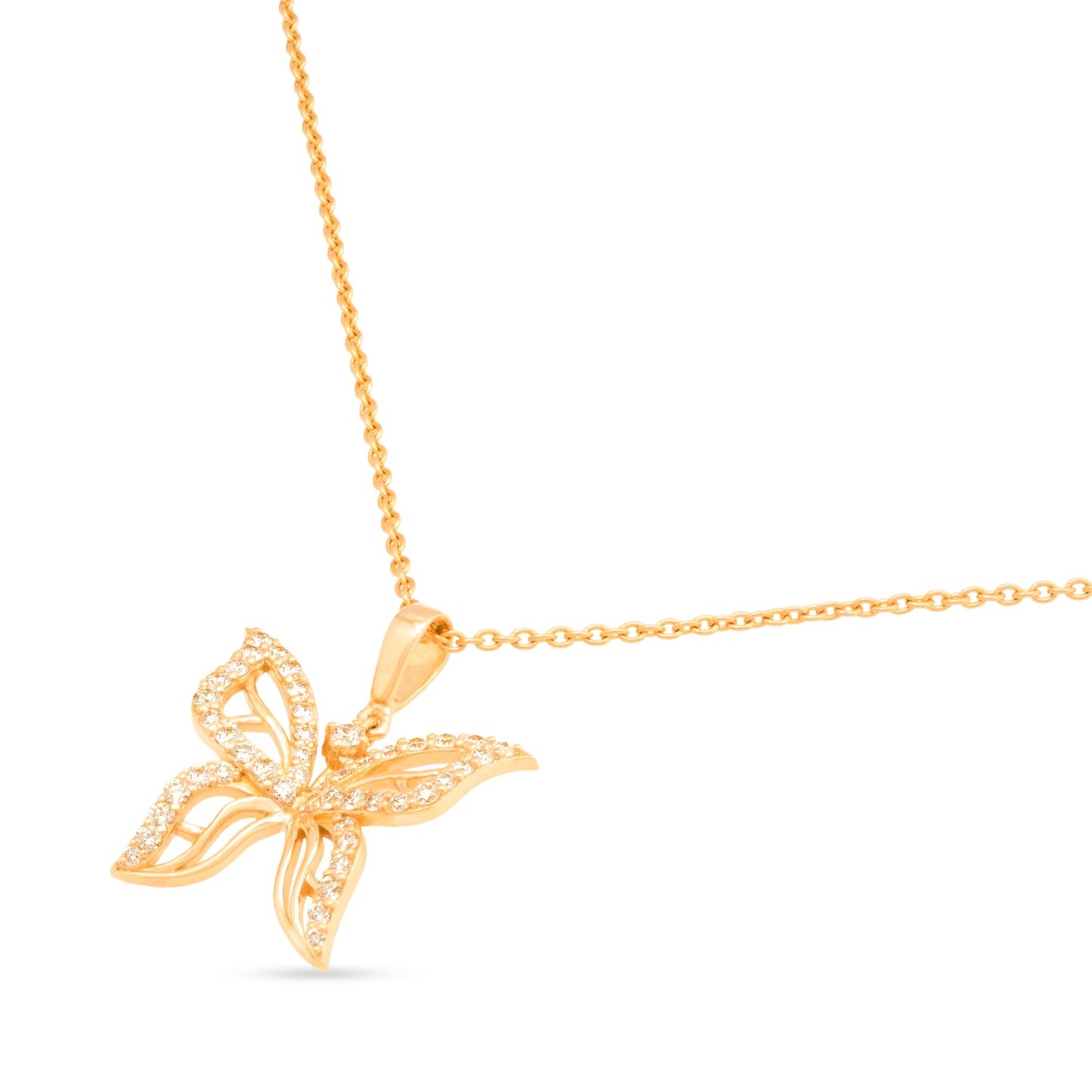 Butterfly Diamond Pendent