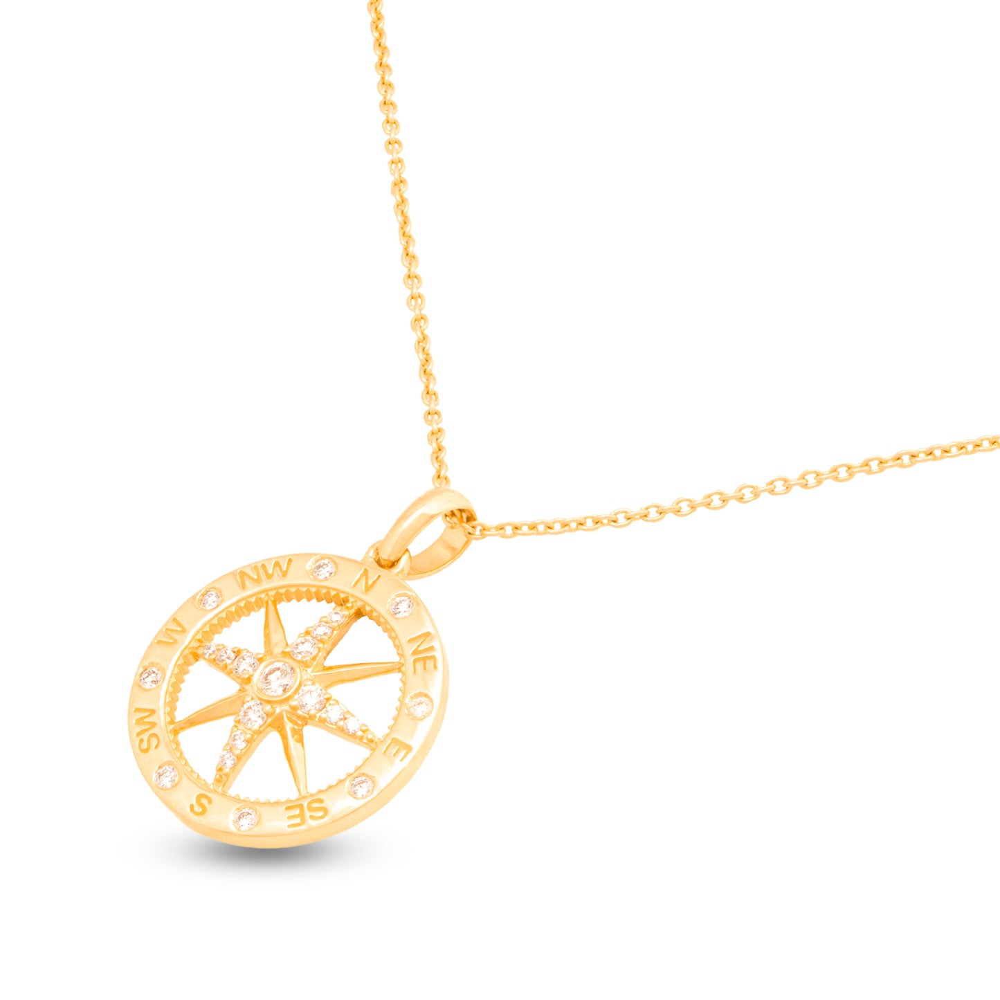 The Compass Diamond Pendant