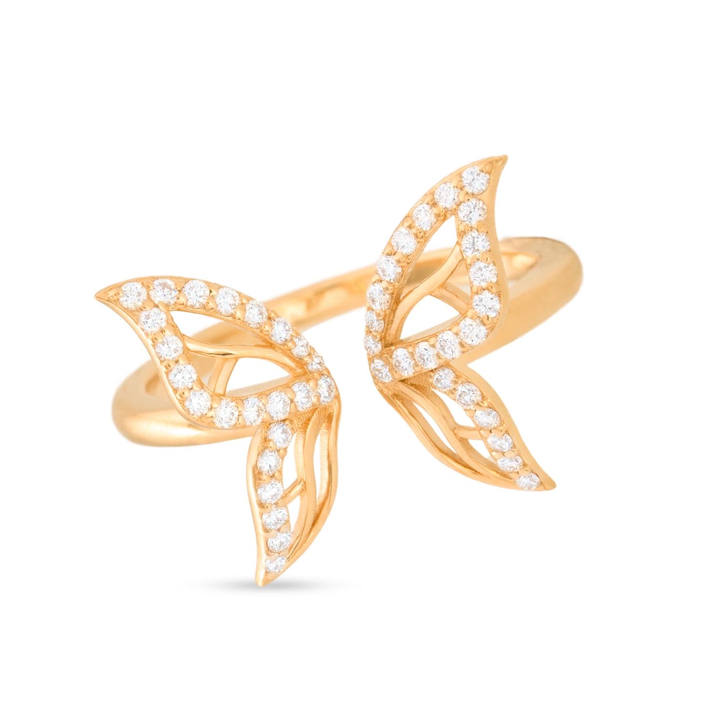 Butterfly Diamond Ring